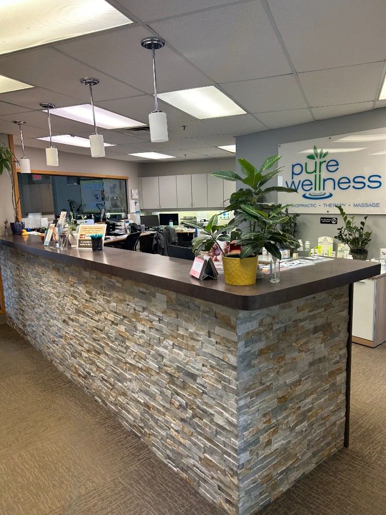 Front desk at Pure Wellness